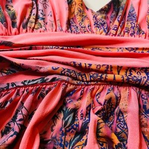 Pink one strap beach dress !!!!